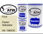 Preview: Ford, Pastel Alabaster, AK / M6435: 500ml Lackdose + 500ml Klarlack + 250ml Härter - Set, von ATW Autoteile West.